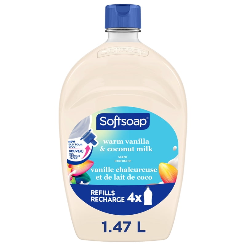 Moisturizing Liquid Hand Soap Refill, Warm Vanilla & Coconut Milk, 50 fl oz