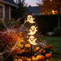 Solar Halloween Ghost Garden Stake Lights Outdoor Yard Decor B - Waterproof
