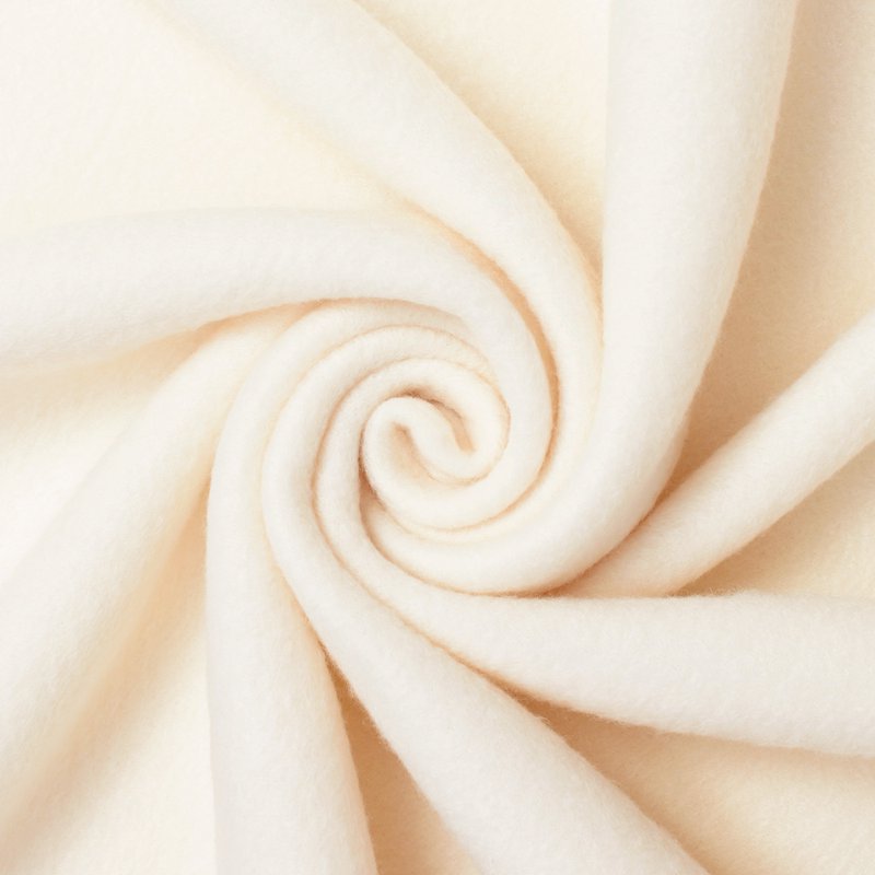 Polar Fleece Fabric by the Yard - Soft 60 Inch Polyester for Blankets & Clothing - Beige, 1 Yard