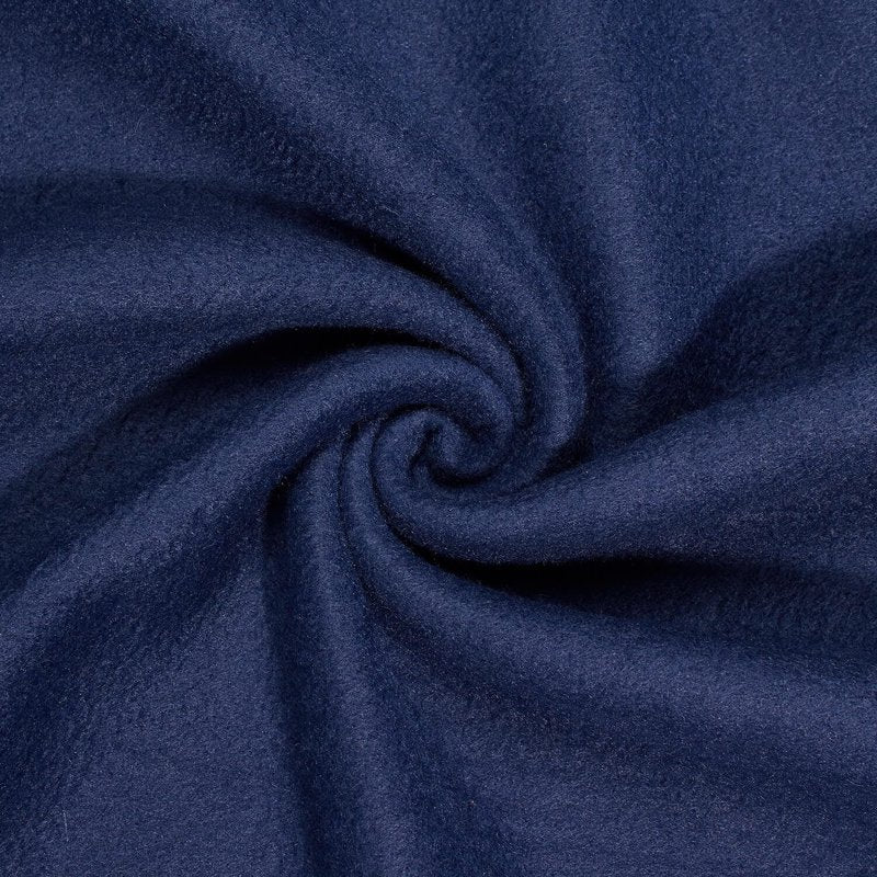 Polar Fleece Fabric by the Yard - Soft 60-inch Polyester for Blankets & Apparel - Navy Blue