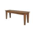 Solid Wood Shaker Style Accent Bench - Hickory