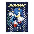 Sonic the Hedgehog Kids Blue Fleece Bed Blanket Twin/Full - Variation Sonic the Hedgehog