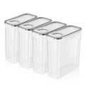 Airtight Food Storage Dispenser Containers - 4-Pack, BPA-Free