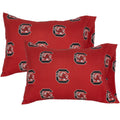 South Carolina Gamecocks Pillowcase Pair - King 20x40 Inches - College Team Spirit