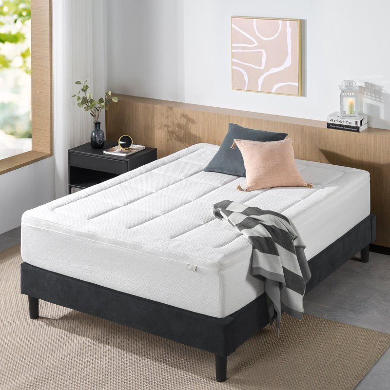 Twin 2-Inch Cloud Memory Foam Mattress Topper - Supportive & Soft