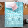 Zinus Green Tea Gel Memory Foam Mattress Topper - King, 3 Inch Zoned Support