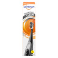 Charcoal-Infused Battery-Powered Electric Toothbrush with Soft Bristles