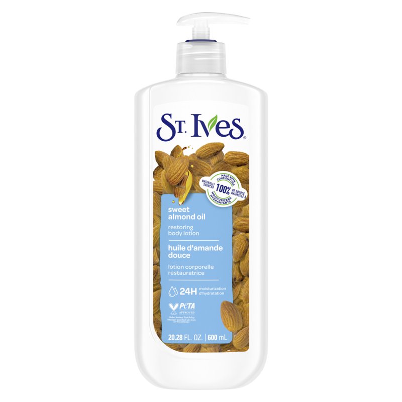 Restoring Body Lotion with Sweet Almond Oil - 24-Hour Hydration, 20.28 oz