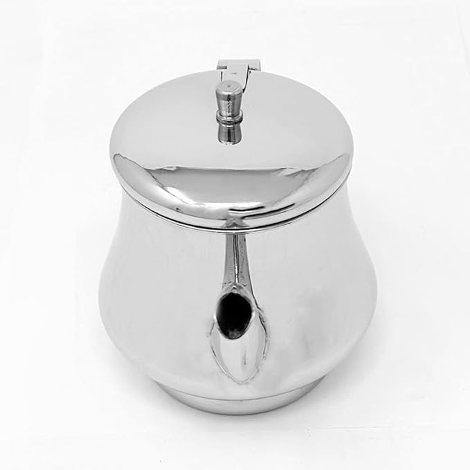 Gooseneck Tea Pot - Stainless Steel, 32 Fl. Oz. (4-5 Cups) & 18 Fl. Oz. (2-3 Cups)