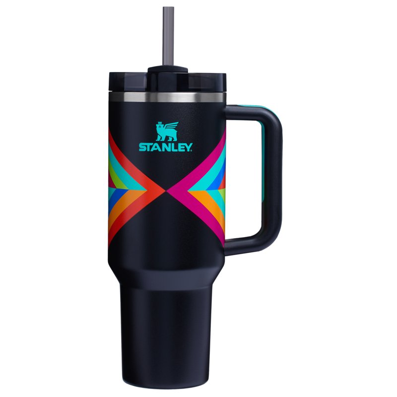 40oz Stainless Steel Tumbler with FlowState Lid - Hyper Geo