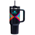 40oz Stainless Steel Tumbler with FlowState Lid - Hyper Geo