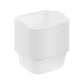 12 Quart Kitchen Dishpan - Durable Plastic, 16 Pack, White