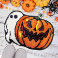 Halloween Skeleton Ghost Area Rug A#154 - Non-Slip Washable Floor Mat for Halloween Decor