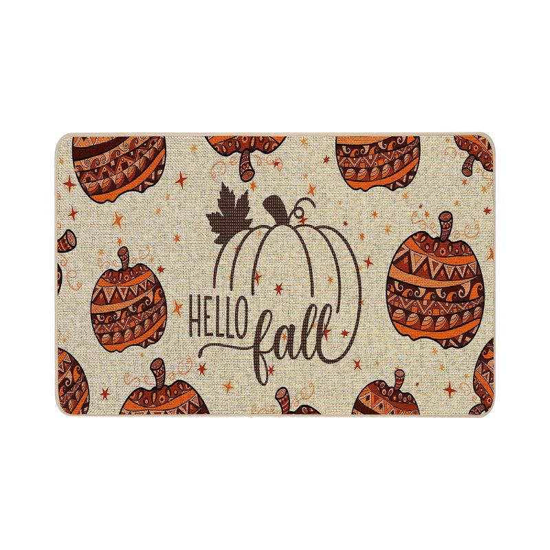 Halloween Rugs for Living Room and Bathroom - Gothic Non-Slip Area Rugs - Variation F#171