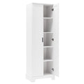 Storage Cabinet with Adjustable Shelves - White