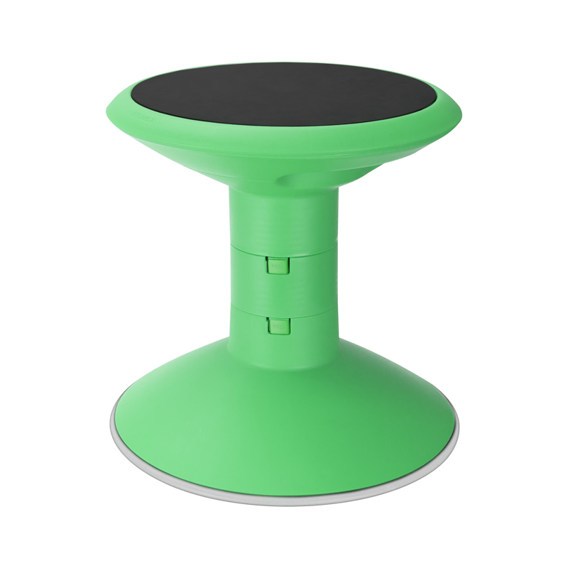 Adjustable Wiggle Stool - 12-18 Inch Backless Seat - Green