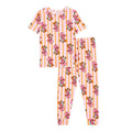 Strawberry Shortcake Pink Toddler Pajama Set - 2-Piece Short Sleeve Sleepwear 18M
