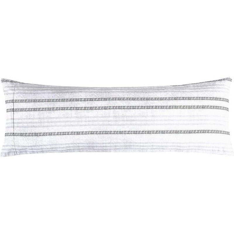 Elegant Comfort Traci Gray Ultra Soft 2-Pack Microfiber Pillowcases - Hotel Quality, Wrinkle-Free, Hidden Zipper Closure