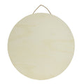 Unfinished Natural Wood Plaque 15.75 Inch Round for Crafts and Art Projects