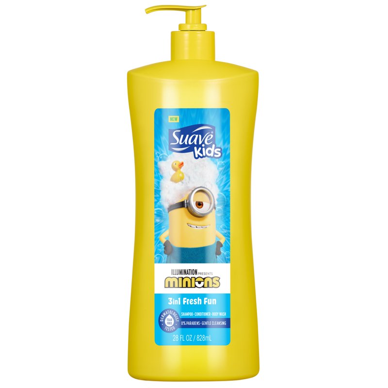 Kids 3-in-1 Shampoo, Conditioner & Body Wash - Minions, 28 fl oz