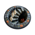 40x40cm Optical Illusion Halloween Doormat with Ghost Pumpkin Skull Design - Non Slip & Washable