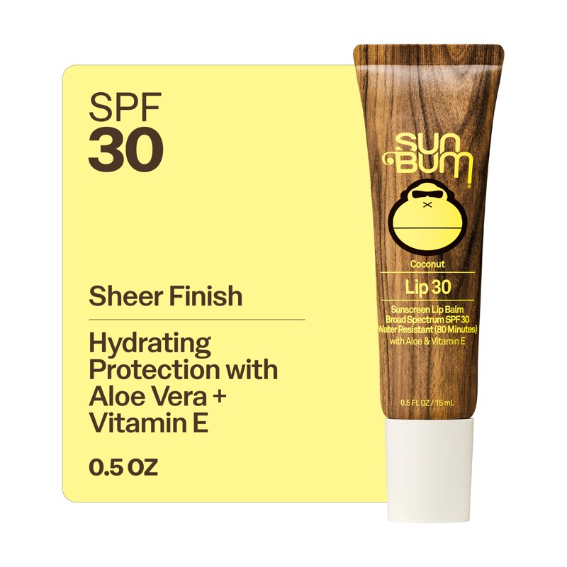 Moisturizing Sunscreen Lip Balm SPF 30 - Coconut Flavored Lip Protection