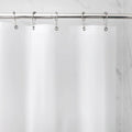 Heavyweight Waterproof PEVA Shower Liner - Frosted White 72x72 Inches