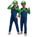 Luigi Halloween Costume Set for Kids - Super Mario Bros Unisex 4-6 (Variation S)
