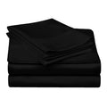 Egyptian Cotton Sheet Set - Full Size, Black, 300 Thread Count