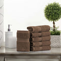 Egyptian Cotton Face Towel Set of 6 - Heavyweight 800 GSM Plush & Absorbent