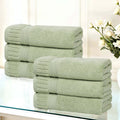 Superior Venice Gold Zero Twist Absorbent Hand Towels - 6 Pack - Spa Quality