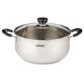 4.3QT Stainless Steel Saucepot with Glass Lid - Induction Ready