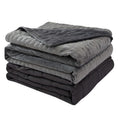 Weighted Blanket with Duvet Cover - 20 lbs, 48x72, Blue, Adult