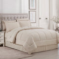 Twin Hotel Style Dobby Stripe Bed in a Bag Set - Sweet Home Collection