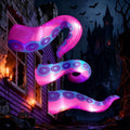 Purple Halloween Inflatable Octopus Tentacle Yard Decor - 4.5-6 ft Outdoor Blow Up