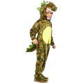 Toddler Roaring Rex Dinosaur Costume 2T - Green Hooded Jumpsuit for Halloween & Play