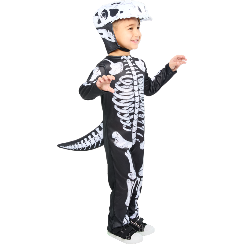 Toddler Skeleton Dinosaur Halloween Costume 2T - Spooky Dino Outfit for Kids