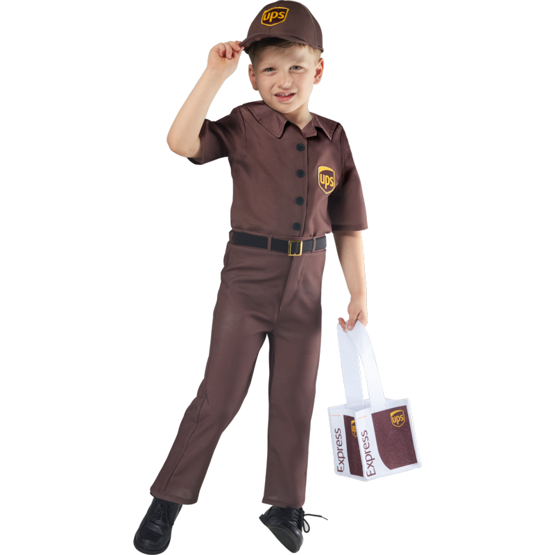 Children's UPS Halloween Costume S - Boy's Size 6/7 by Rubies