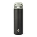 24oz Stainless Steel 2-in-1 Water Bottle with Straw & Chug Lid - Black & Grey