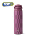 24oz Insulated Stainless Steel Water Bottle - Berry Print, 2-in-1 Lid