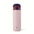24oz Stainless Steel 2-in-1 Straw & Chug Water Bottle - Mauve