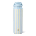 24oz Insulated Stainless Steel Water Bottle - Blue Stripe