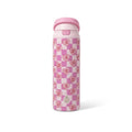 24oz Insulated Stainless Steel Water Bottle with Straw & Chug Lid - Candy Hearts