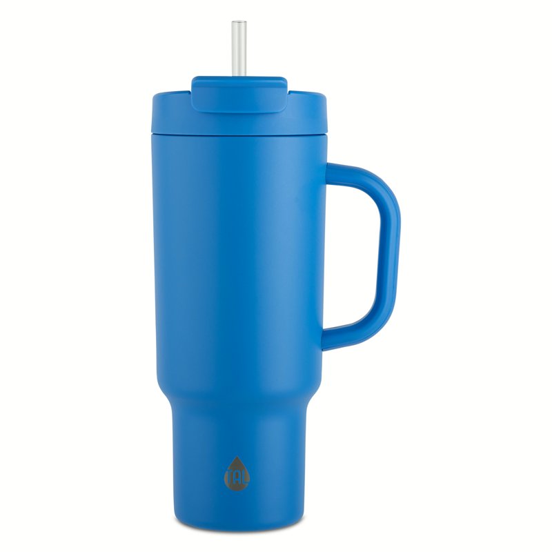 40oz Stainless Steel Hudson Tumbler with Straw - Blue