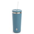 Stainless Steel Ranger Tumbler 24 oz with Straw - Blue Slate
