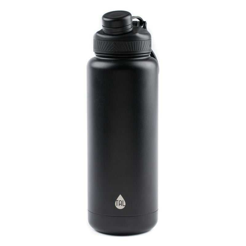 40 oz Insulated Stainless Steel Water Bottle - Black
