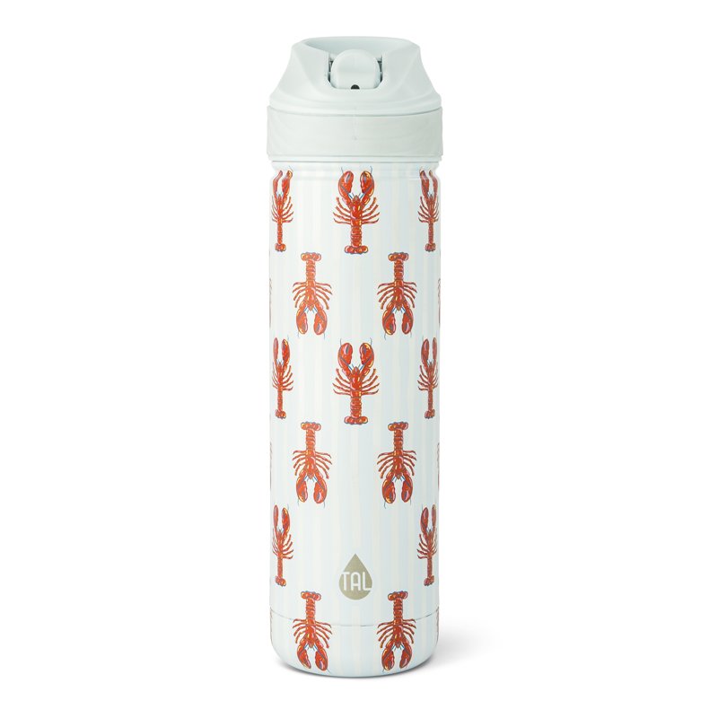 26oz Stainless Steel Ranger Water Bottle with Easy Sip Straw - Lobster