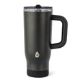 32oz Stainless Steel Skye Tumbler with Flip-Up Straw - Black