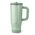 32oz Stainless Steel Skye Tumbler with Flip-Up Straw - Sage Shimmer