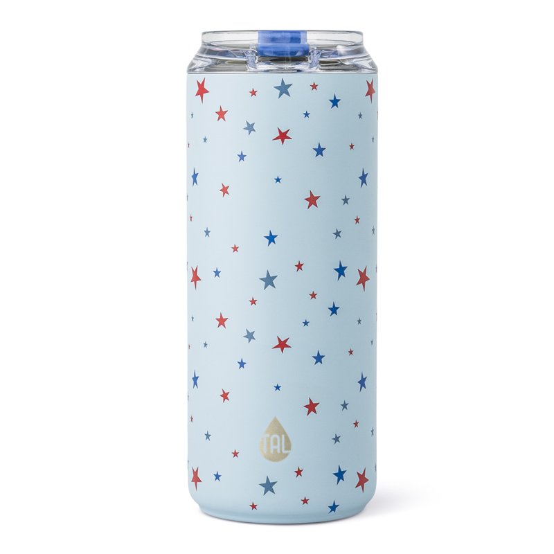 18oz Stainless Steel Tall Boy Tumbler - Stars Design